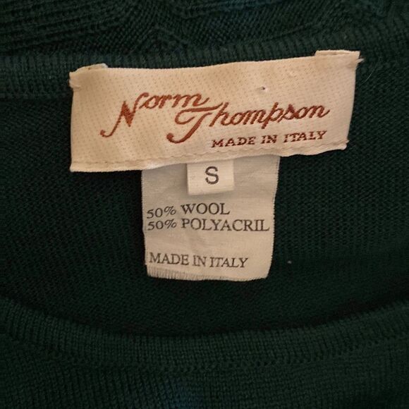 Norm Thompson Italy Vintage Sweater Size Small Never Worn - Picture 5 of 5